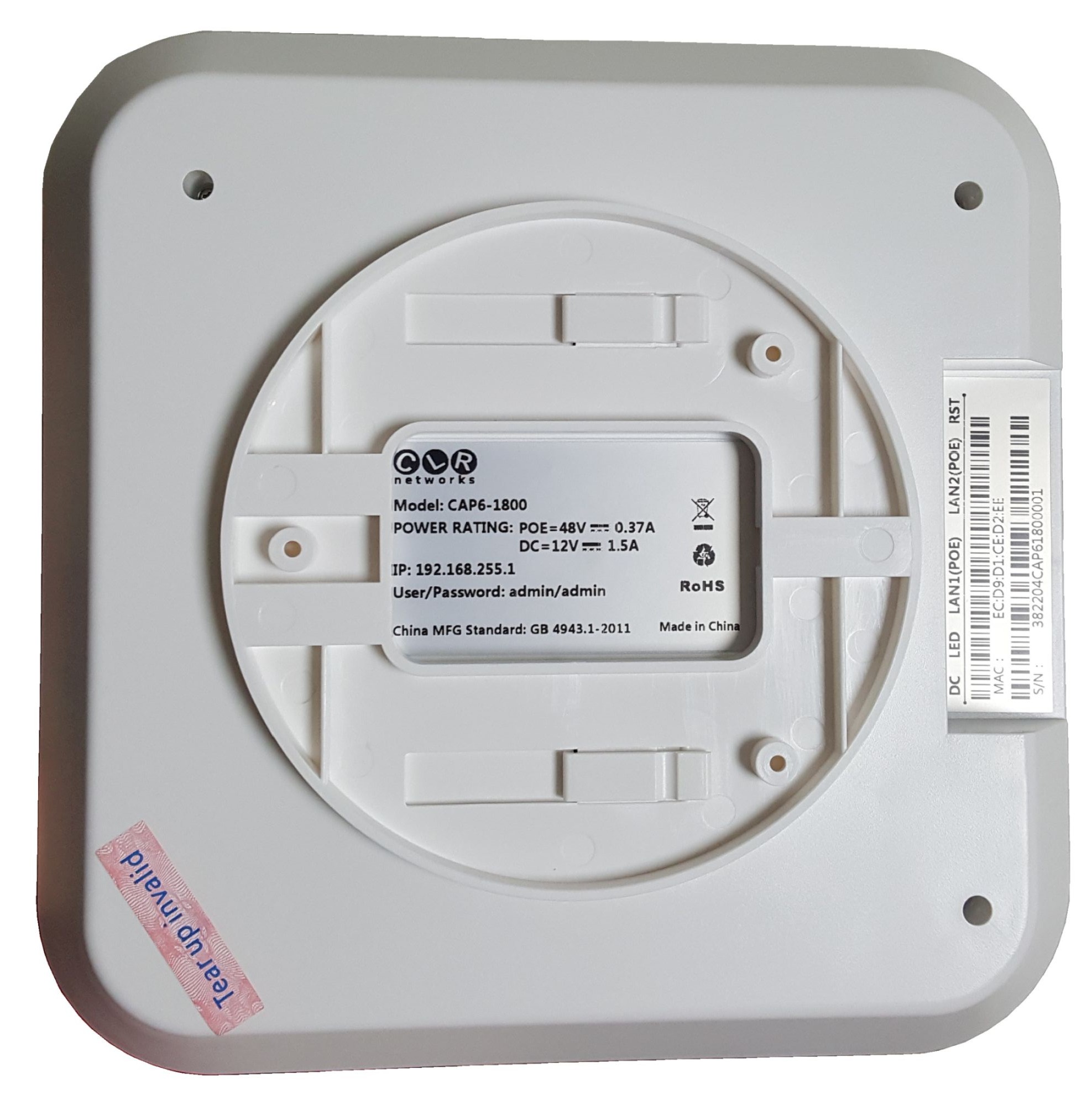 CAP6-1800 Dual Band 1800Mbps Access Point - 4