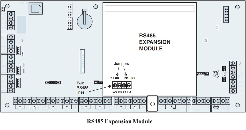 honeywell rs485 epansion module